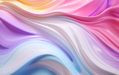 Sky blue, pink, pearl color and mint green abstract background, generative ai