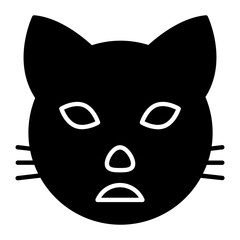 Cat Pet Glyph Icon