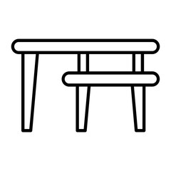 Table Line Icon