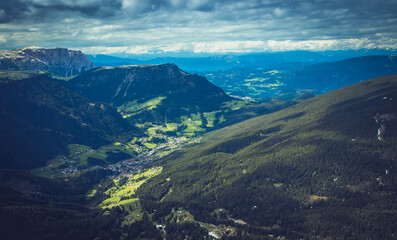 Fototapeta premium landscape with clouds