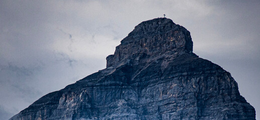 Crucifix in the mountains