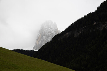 clouds over mountain - South Tirol, Italy