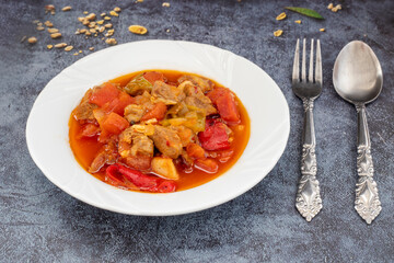 Turkish cuisine; carrot rice pilaf (Turkish name; Havuclu pilav)