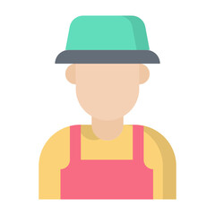 Farmer Flat Icon