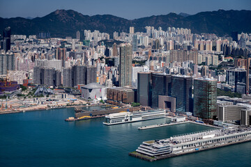 Hong Kong Kowloon's skyline
