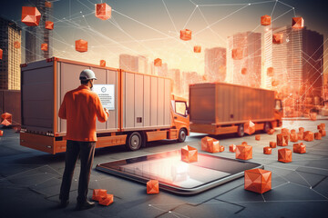 real-time tracking and visibility for customers to monitor the status and location of their shipments Generative AI