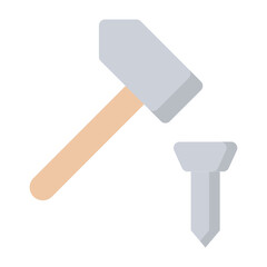 Hammer Flat Icon