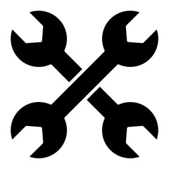 Wrenches Glyph Icon