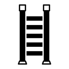 Wood Stairs Glyph Icon