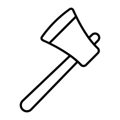 Axe Line Icon