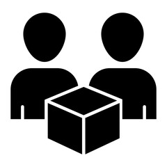 Partnership Glyph Icon