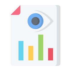 Market Vision Flat Icon