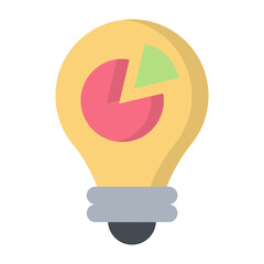 Fototapeta premium Creativity Flat Icon