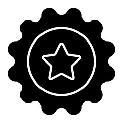 Innovation Quality Glyph Icon