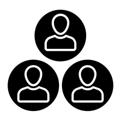 Team Innovation Glyph Icon