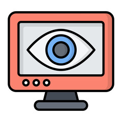 Vision Line Color Icon