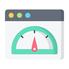 Business Speed Flat Icon
