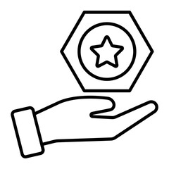 Business Quality Line Icon