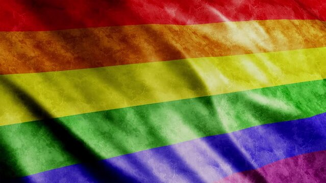 Gay Pride Rainbow Flag Grunge Animation

Loop able, Extend the duration as required