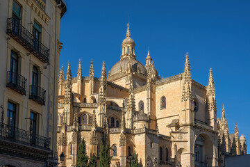 Fototapeta na wymiar Segovia Cathedral - Segovia, Spain