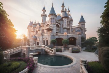 notre dame de city made by midjeorney