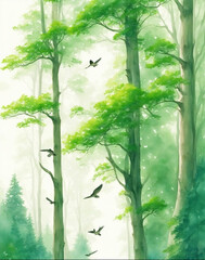 green  forest