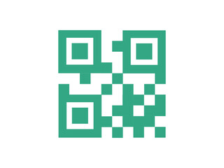 QRコード風のイラスト