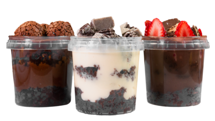 Brazilian dessert called Bolo no Pote