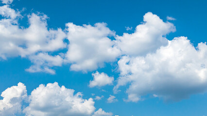 Naklejka na ściany i meble blue sky and clouds background.