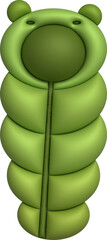 3d illustration sleeping bag camping bed for tourists Hiking gear for sleeping.
