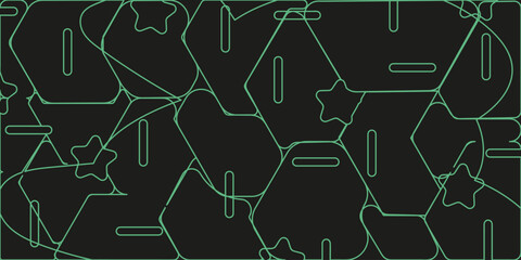 Trendy modern Avant-garde background. Simple distorted Organic Lines. Wallpaper with naive trippy Scribble. Vector illustration.