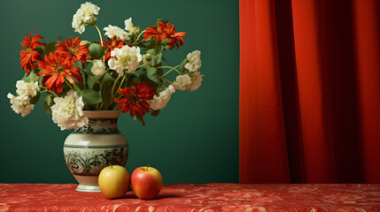 Fototapeta na wymiar tulips in a vase