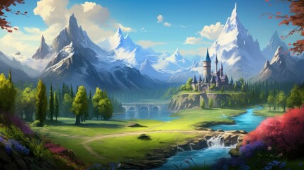 Fantasy Landscape Game Art