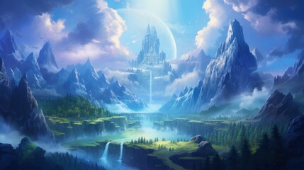 Fantasy Landscape Game Art
