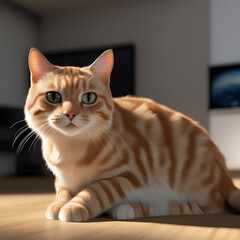 Fototapeta premium portrait of a cat