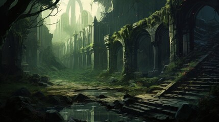 Fantasy Ruins Artwork