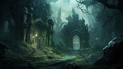 Fantasy Ruins Artwork