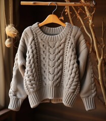 Knitted Sweater generated by AI