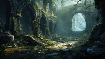 Fantasy Ruins Game Artwork
