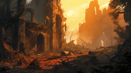 Fantasy Ruins Game Artwork