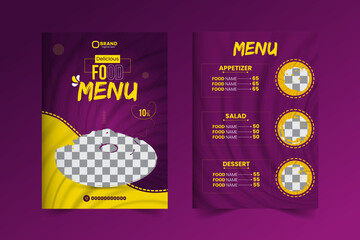 Food Menu Design 