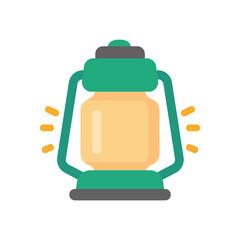 lantern icon trekking equipment Activities to set up tents for relaxation during the holidays
