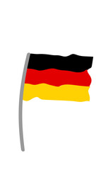 Vector illustration of Germany flag 