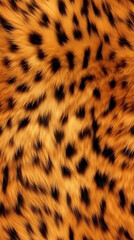 close up of cheetah fur, seamless texture, generative ai