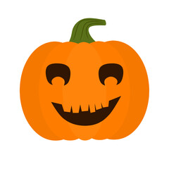 Halloween pumpkins set