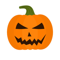 Halloween pumpkins set