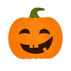Halloween pumpkins set