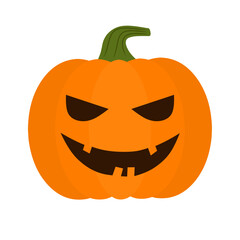 Halloween pumpkins set