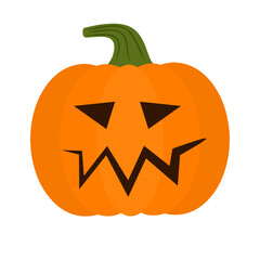 Halloween pumpkins set