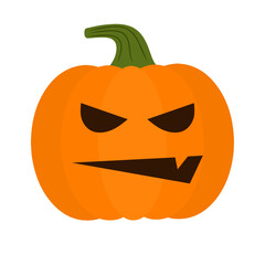 Halloween pumpkins set